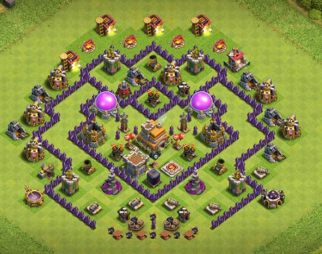 best farming base design for town hall 7 with link