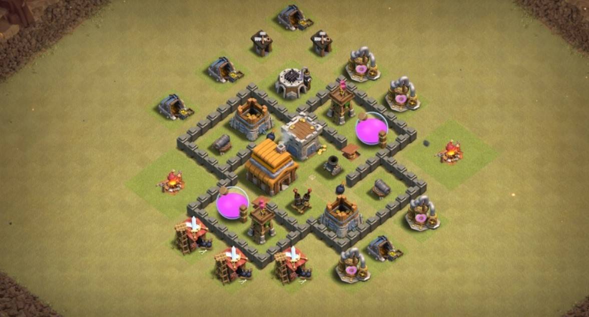 best th4 war base link