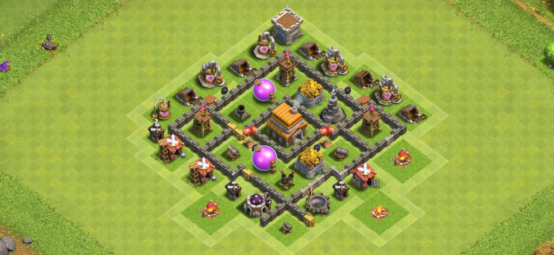 best th5 war base for air attack