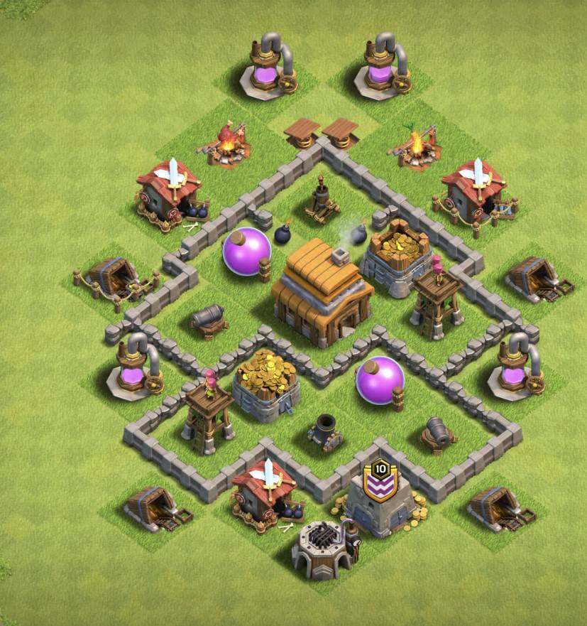 coc th4 base copy link