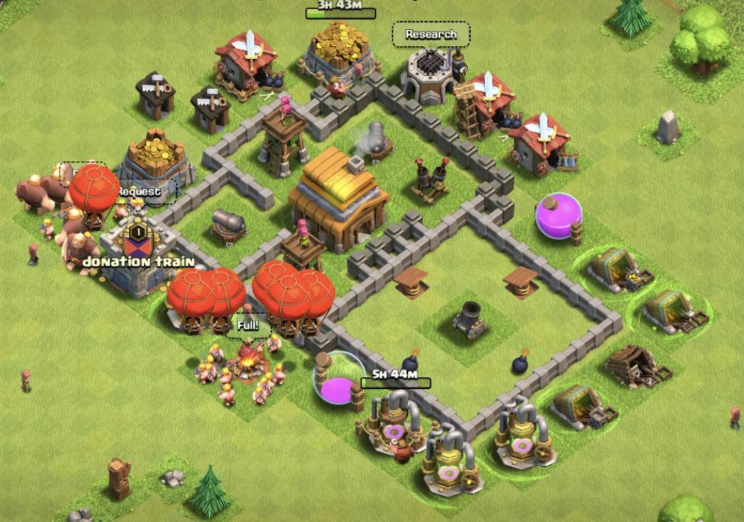 coc th4 base design