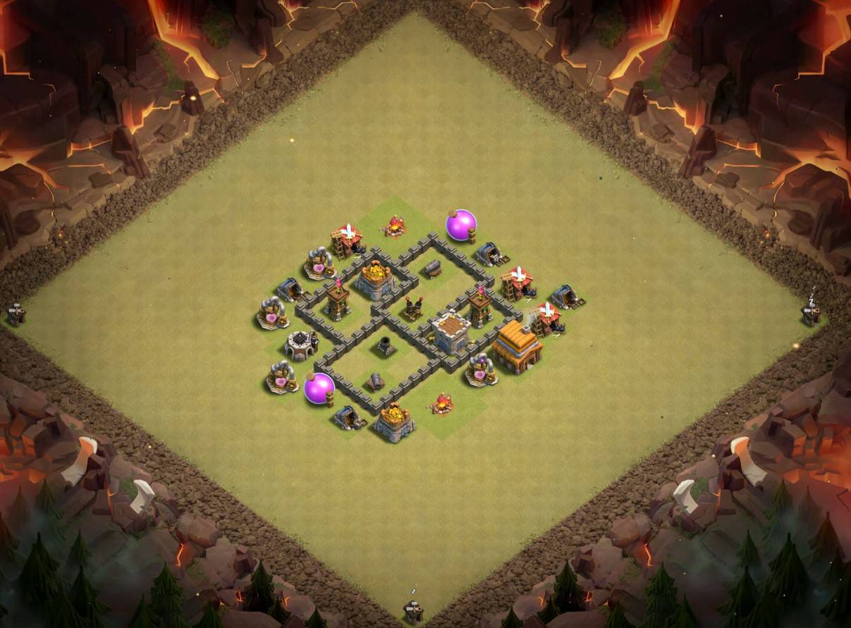 excellent town hall 4 layout link