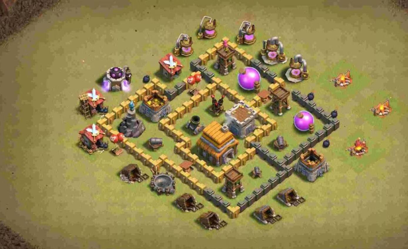 excellent town hall 5 farming layout link