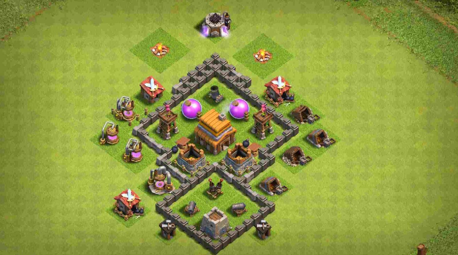 exceptional town hall 4 layout link