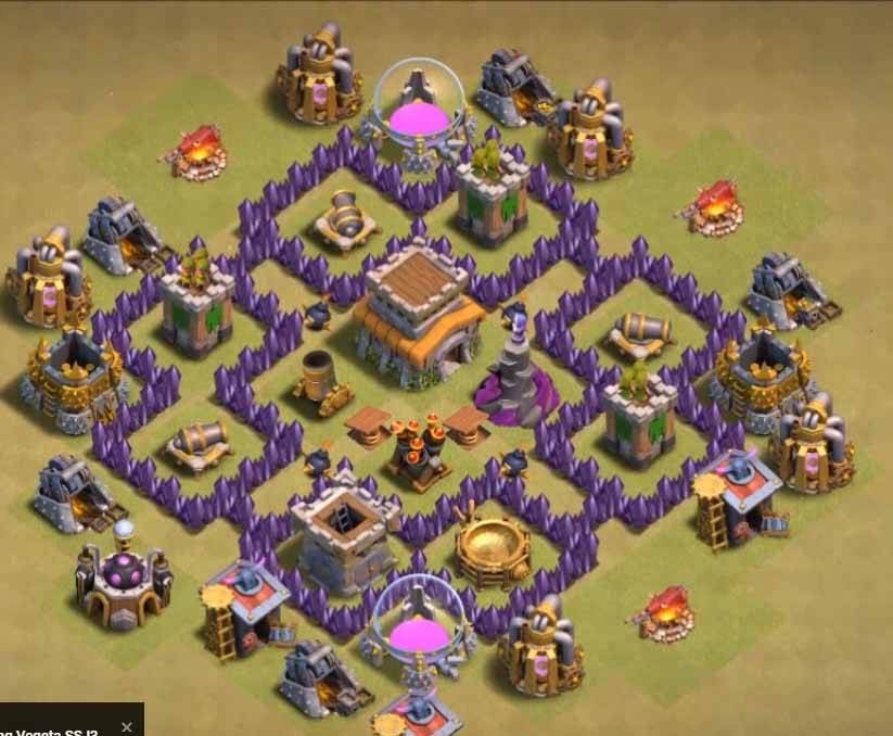 exceptional town hall 5 war base anti 2 star