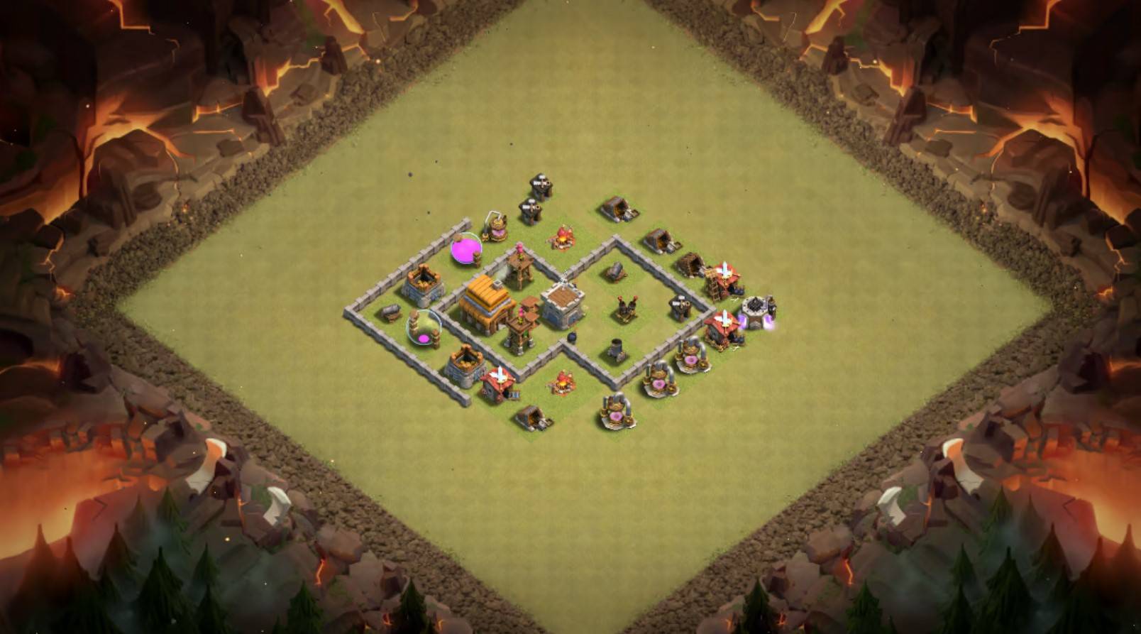 good level 4 base layout link anti 3 stars