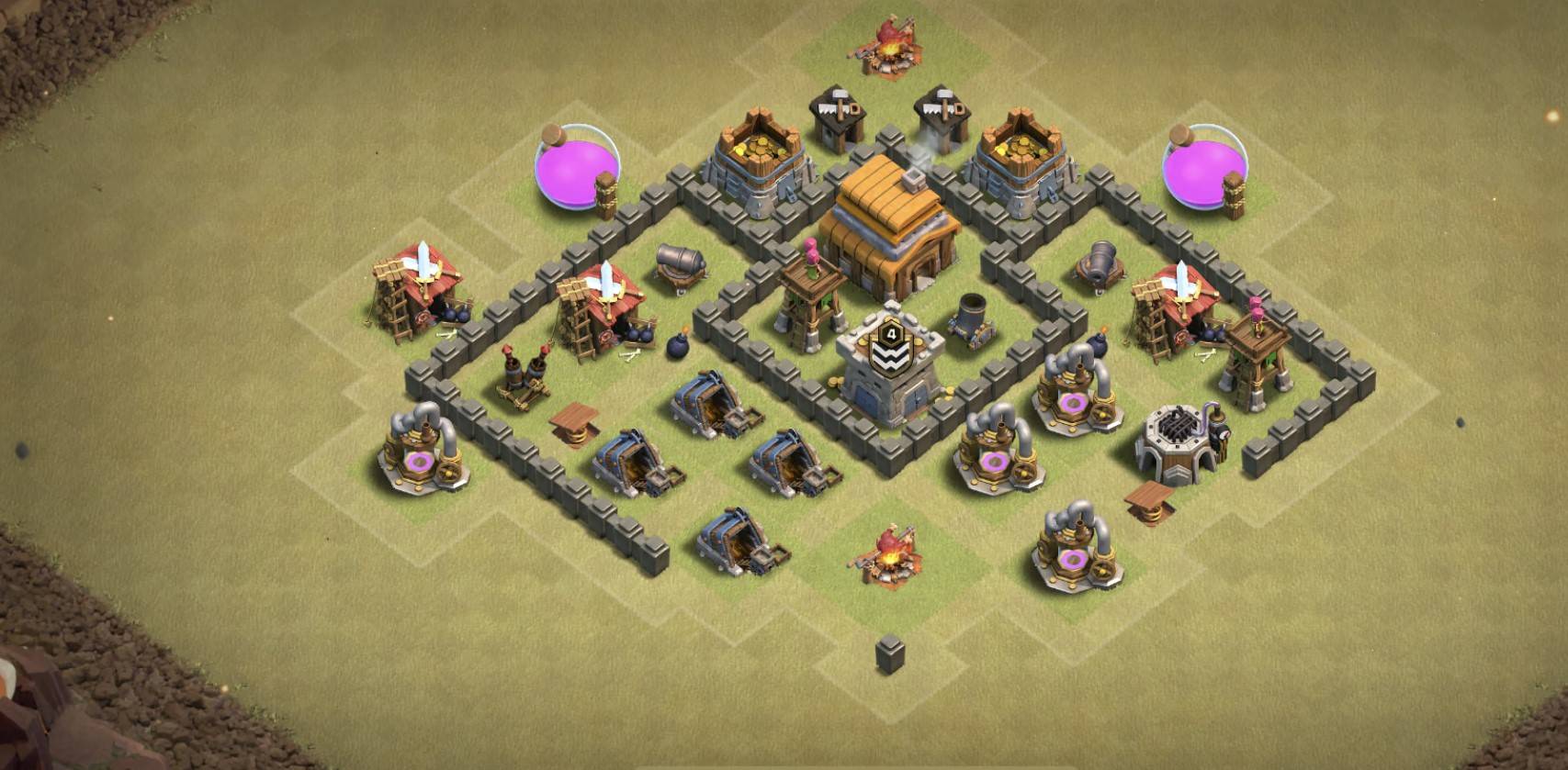 th4 town hall base
