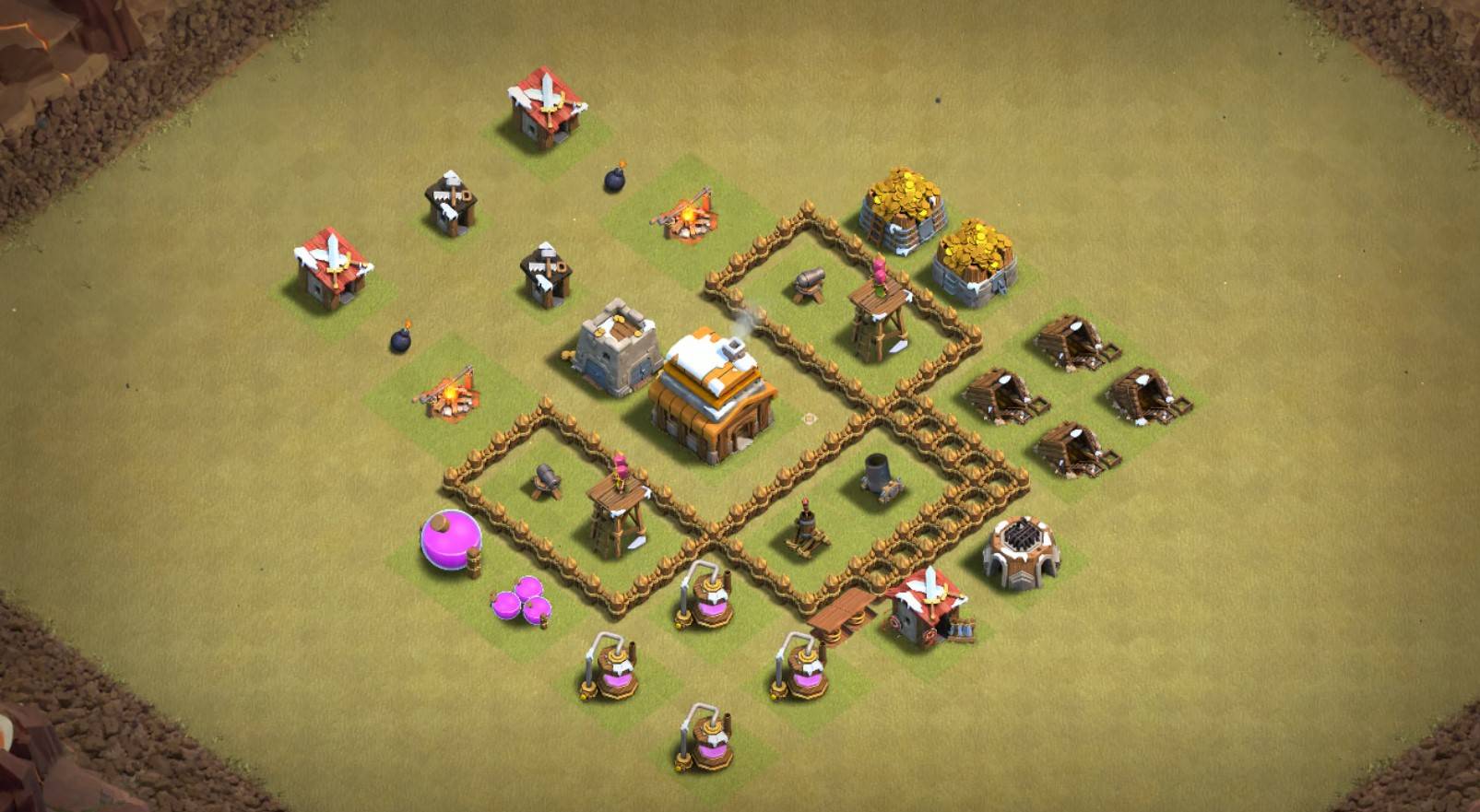 th4 war base layout link