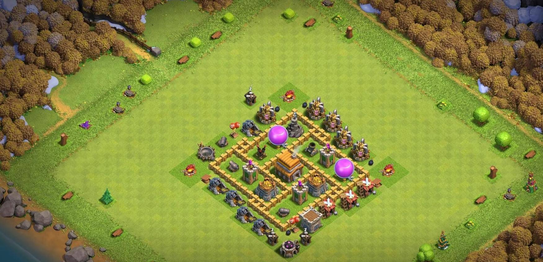 the best town hall 5 hybrid base