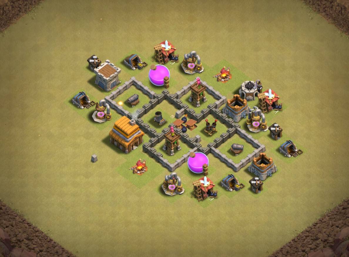 town hall 4 base link