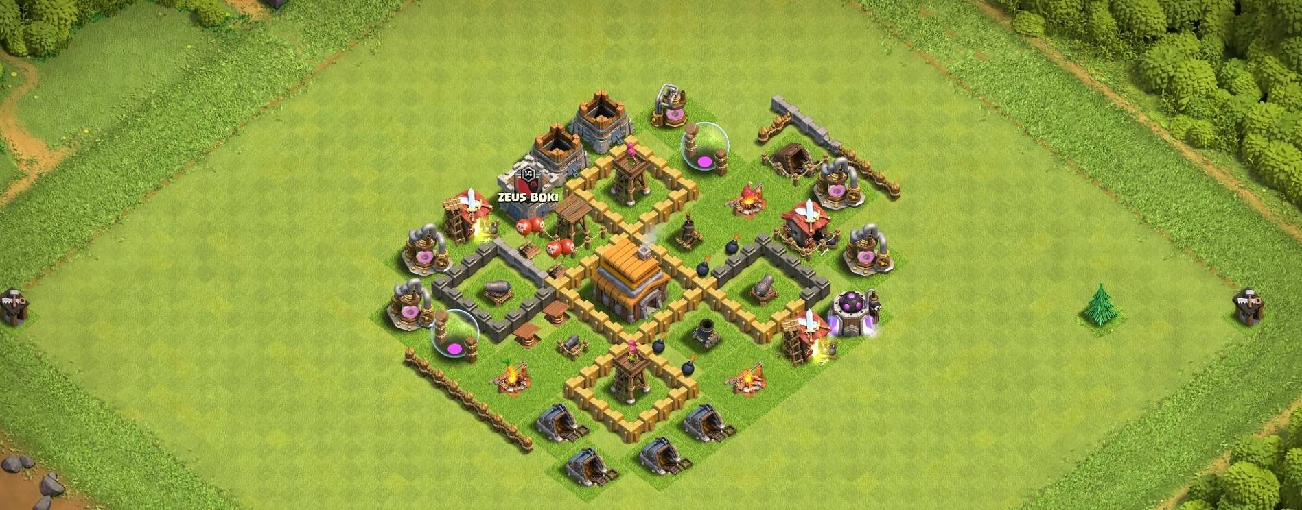 town hall 5 base layout and links war design