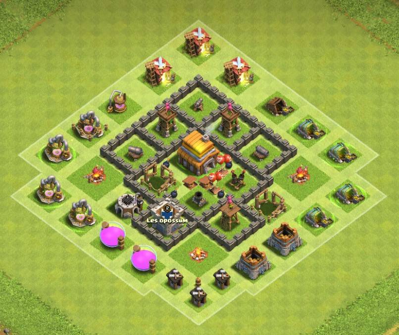 town hall 5 base link
