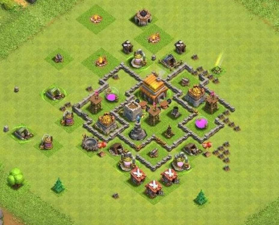 town hall 5 farming base layout link