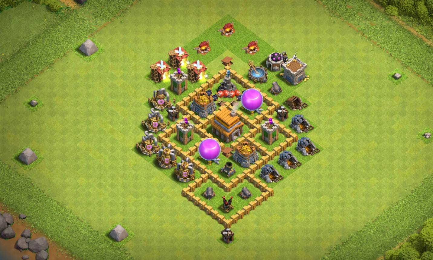 town hall 5 farming base link