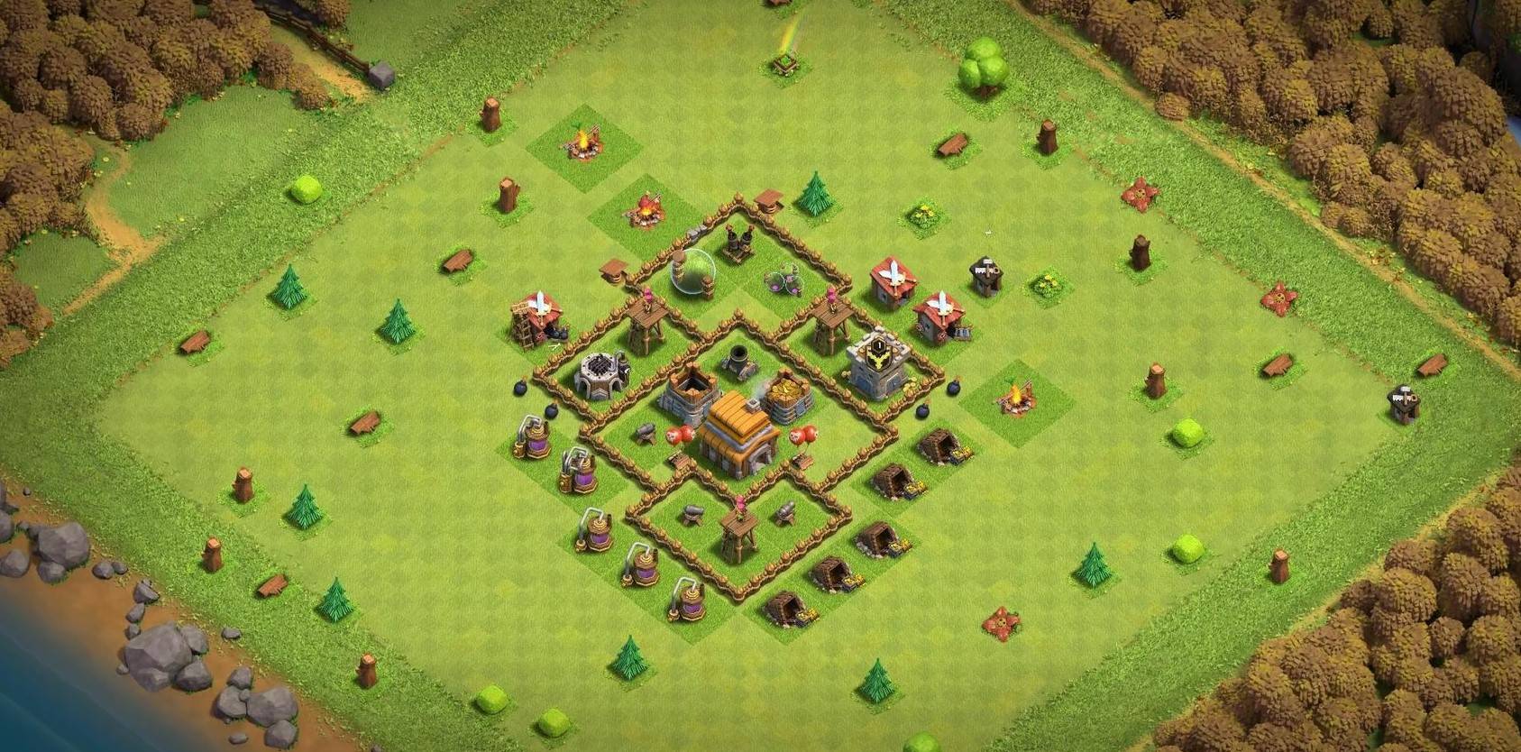 town hall 5 farming base