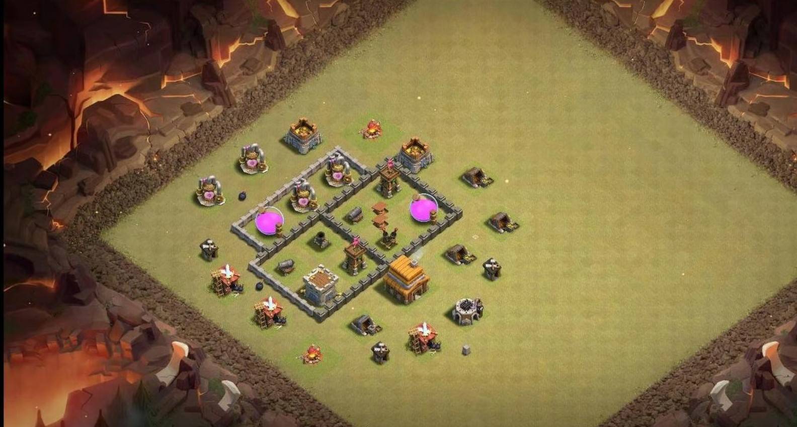 unbeatable th4 base anti 3 star