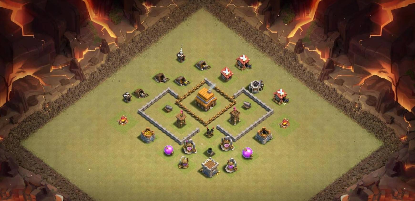 unbeatable th4 base with link