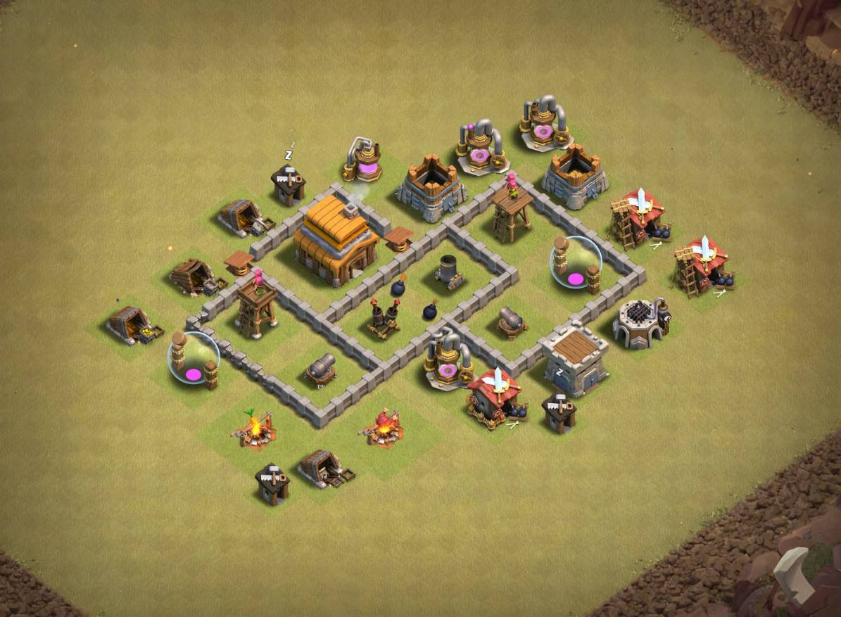undefeated th4 war base download