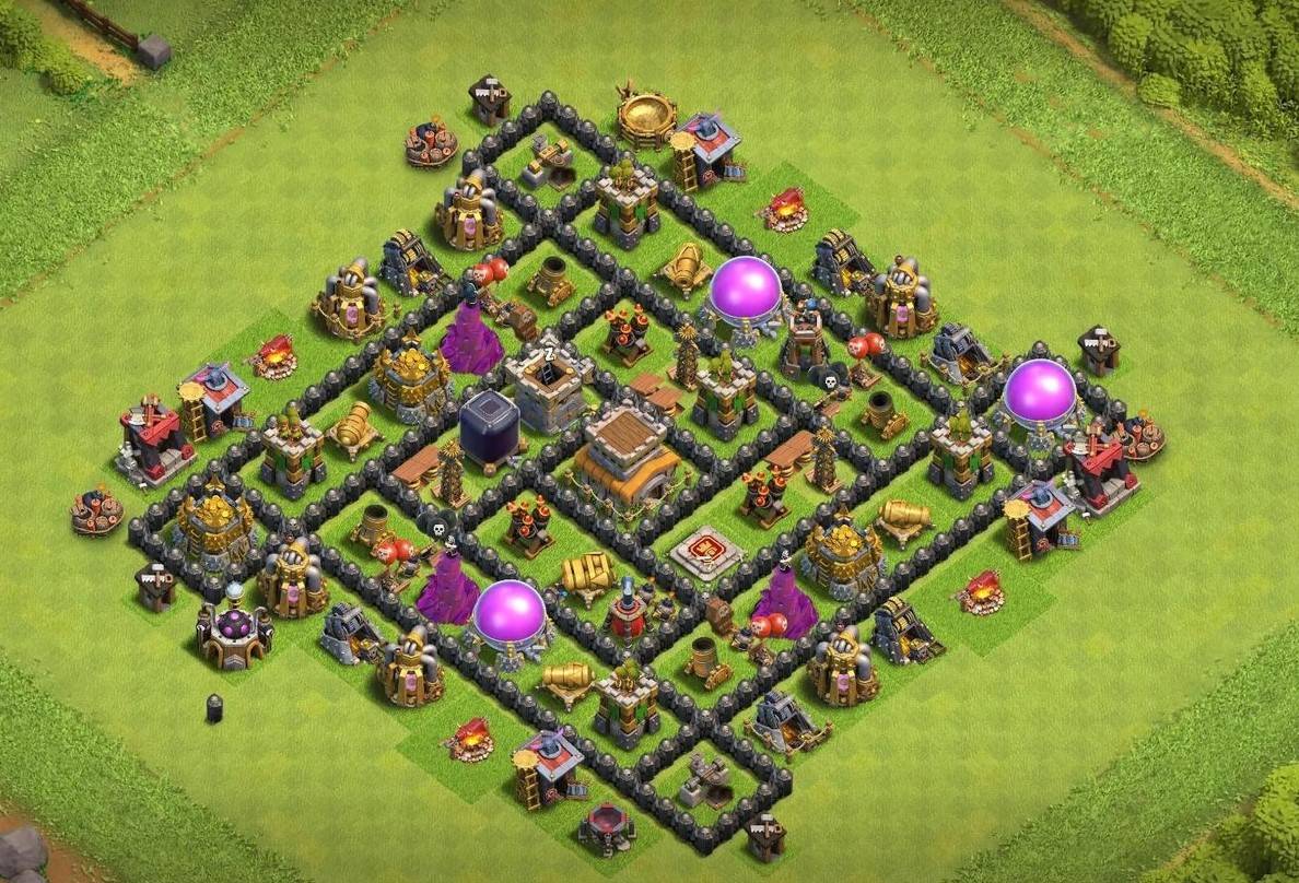 Best TH8 Base anti 3 Stars