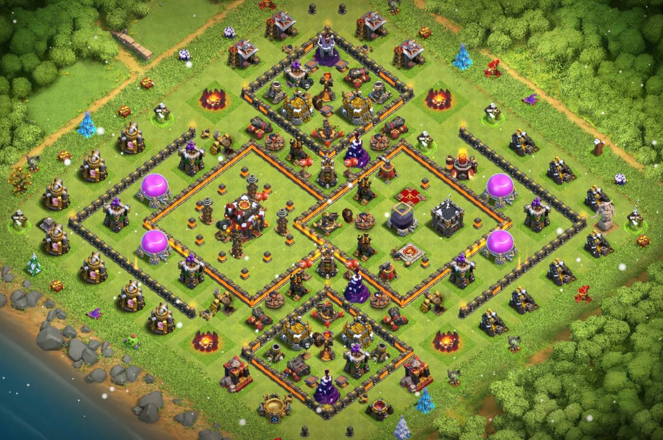 Best th10 Hybrid Base Links Anti Everything 2023