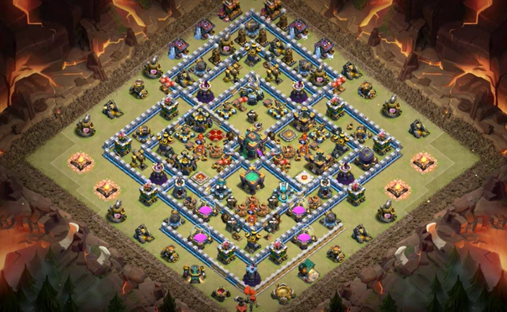 Best th14 hybrid Base Anti 3 Stars