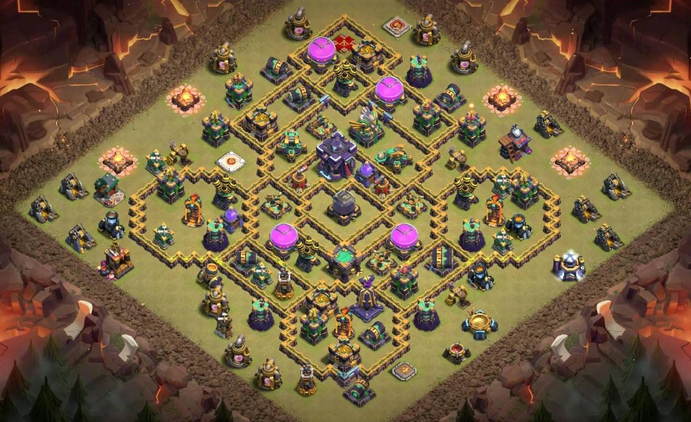 COC Level 15 hybrid Base Links Anti Everything