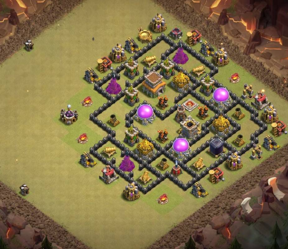 COC Level 8 Base Links Anti Everything