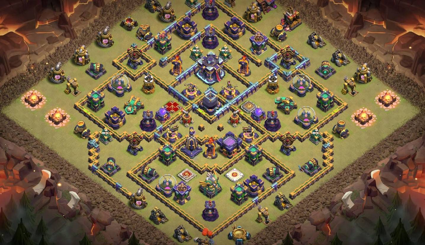 COC th15 Hybrid Base Layout 2023