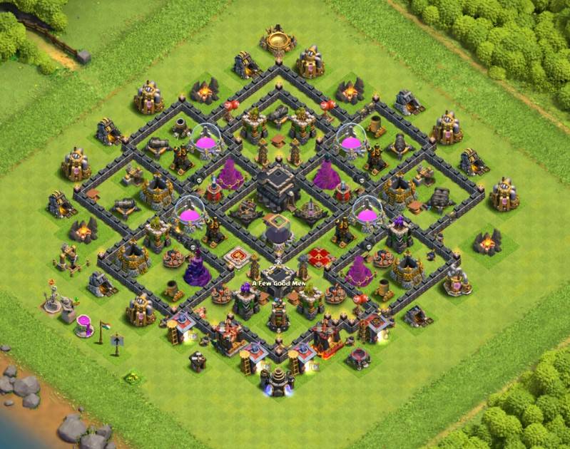 Clash of Clans Town Hall 9 Hybrid Layout