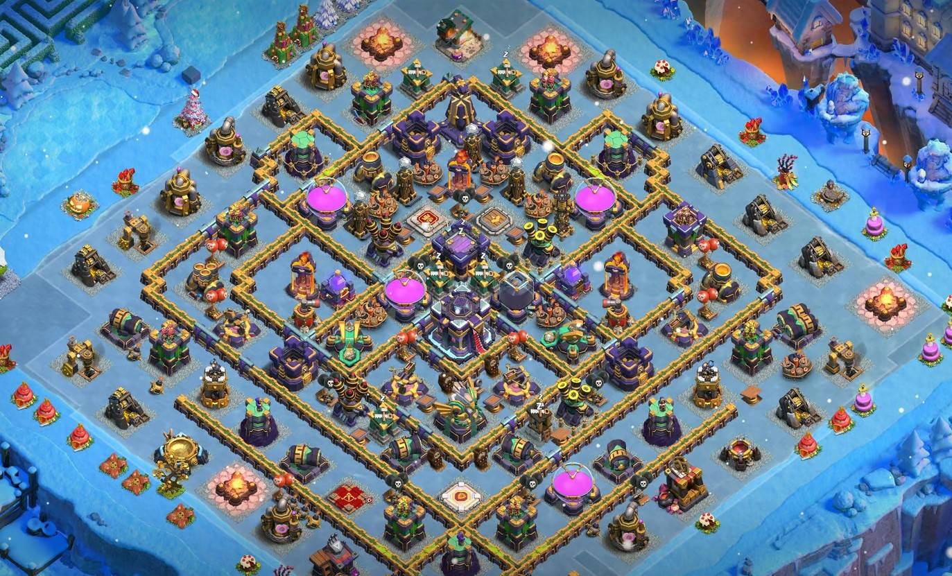 Clash of Clans th15 Hybrid Map Link Anti 3 Stars