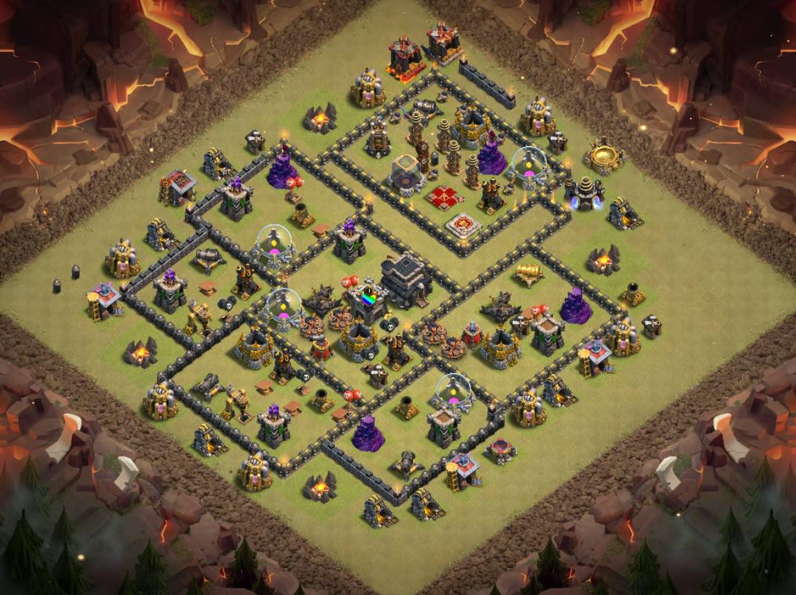 Clash of Clans th9 Farming Base Layout 2023