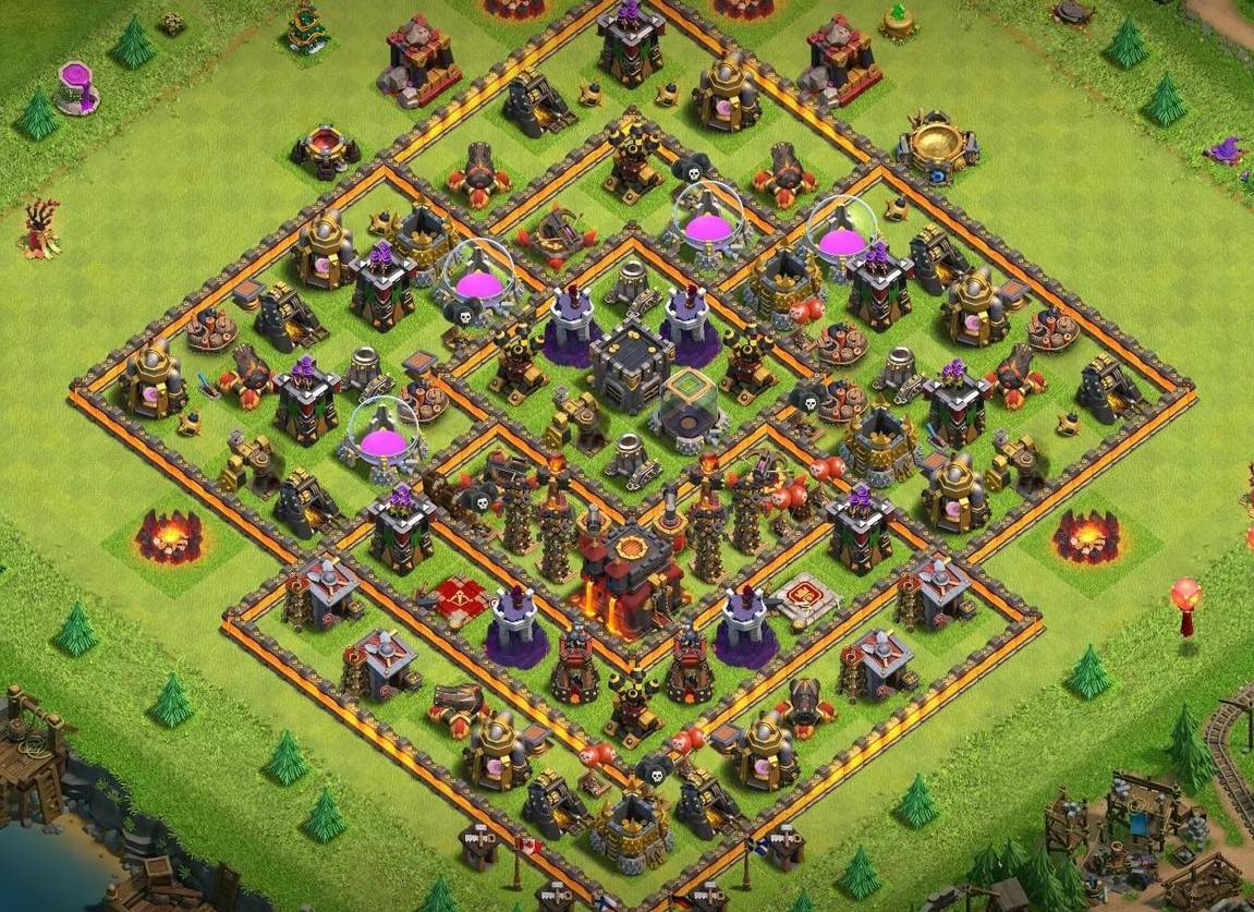 Town Hall 10 Hybrid Base Links