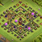 anti everything clash of clans farming town hall 10 layout 2023