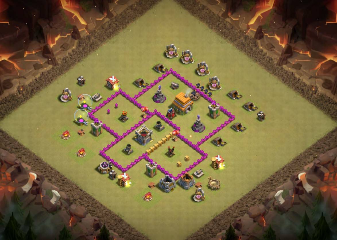 anti everything coc th6 war base link