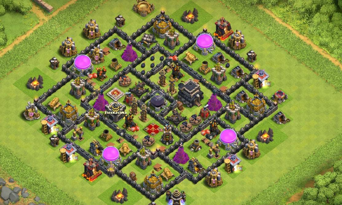 best farming base design for town hall 9 with link