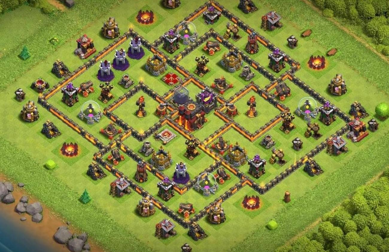 best farming base for th10 anti everything