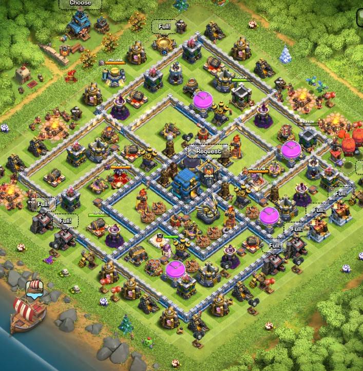 best farming base for th12 with link