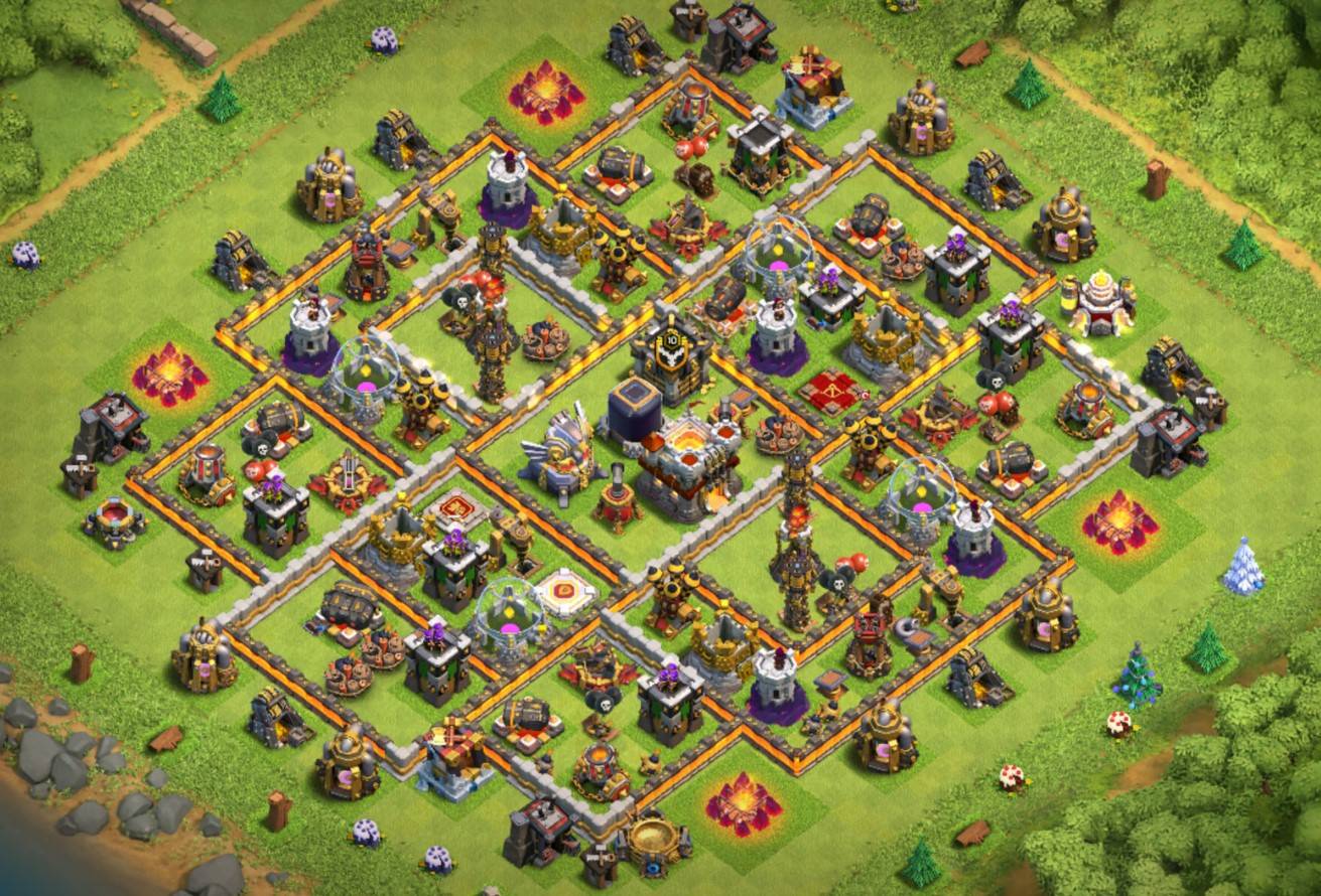 best th11 hybrid base for air attack