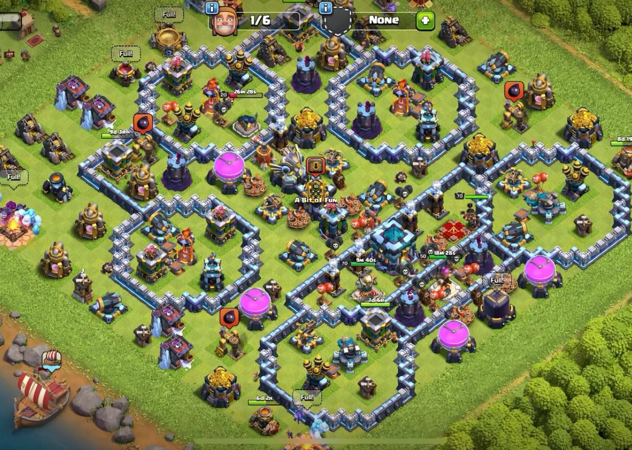 best th13 war base for air attack
