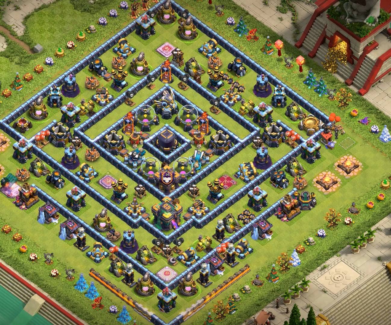 best th14 hybrid base for air attack