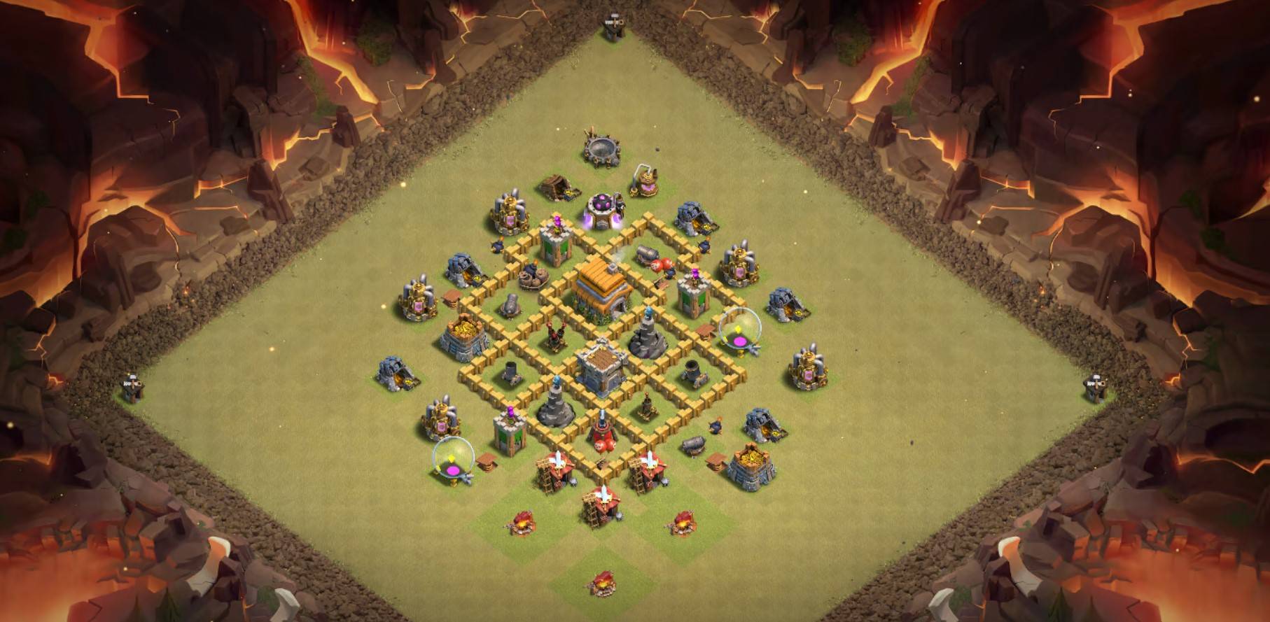 best th6 war base link