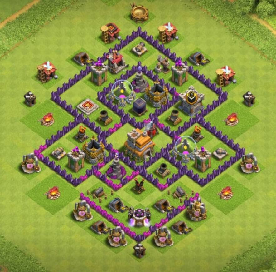best th7 farming base with copy link