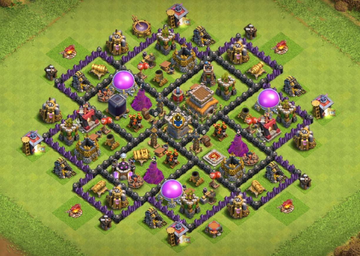 best th8 hybrid base for air attack