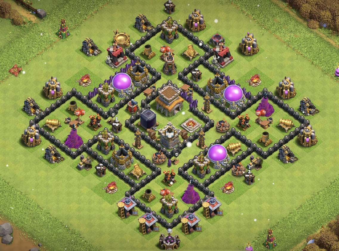 best th8 war base with copy link