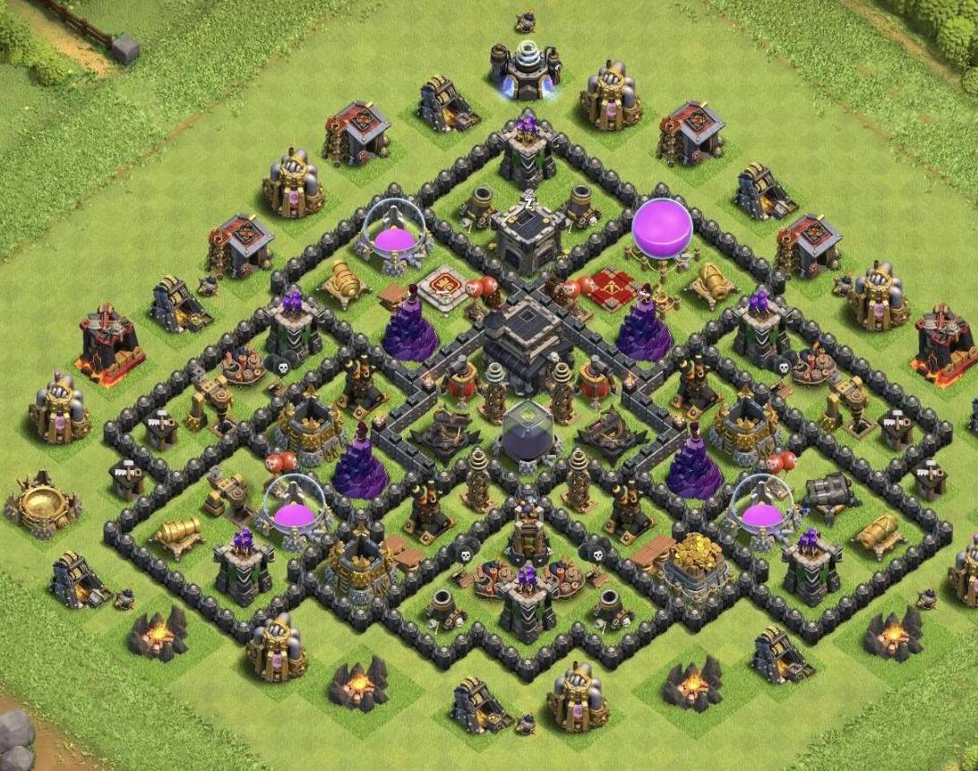 best th9 base for air attack