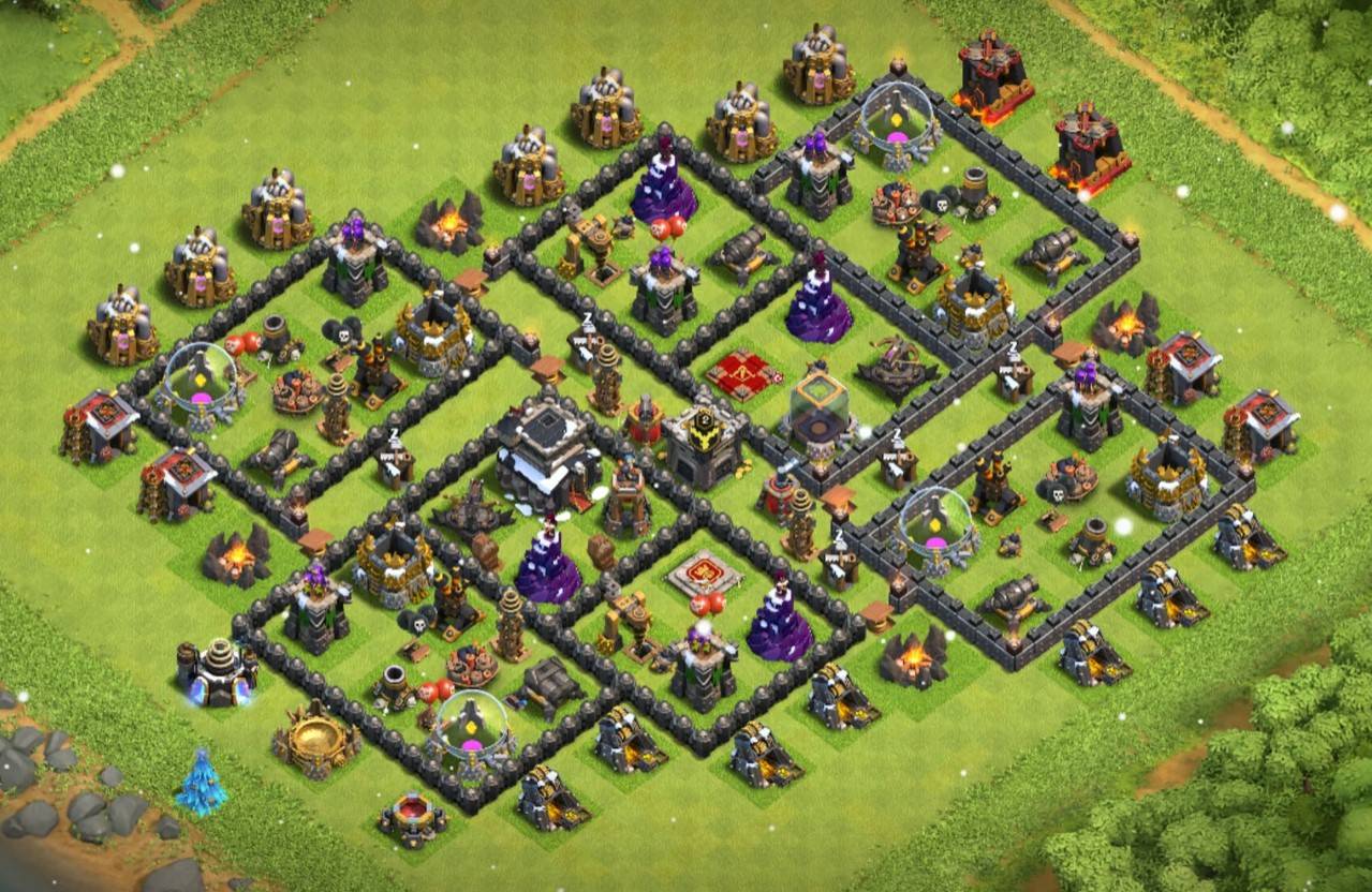 best th9 farming base 2023 anti everything