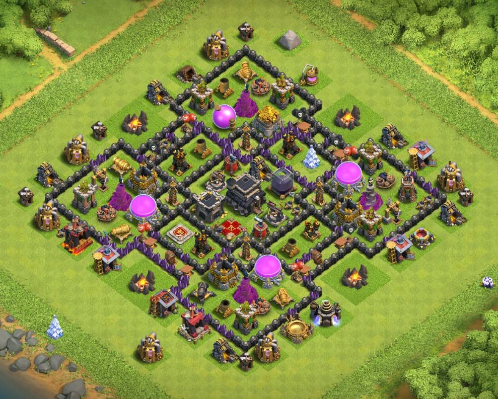 best th9 farming base 2023