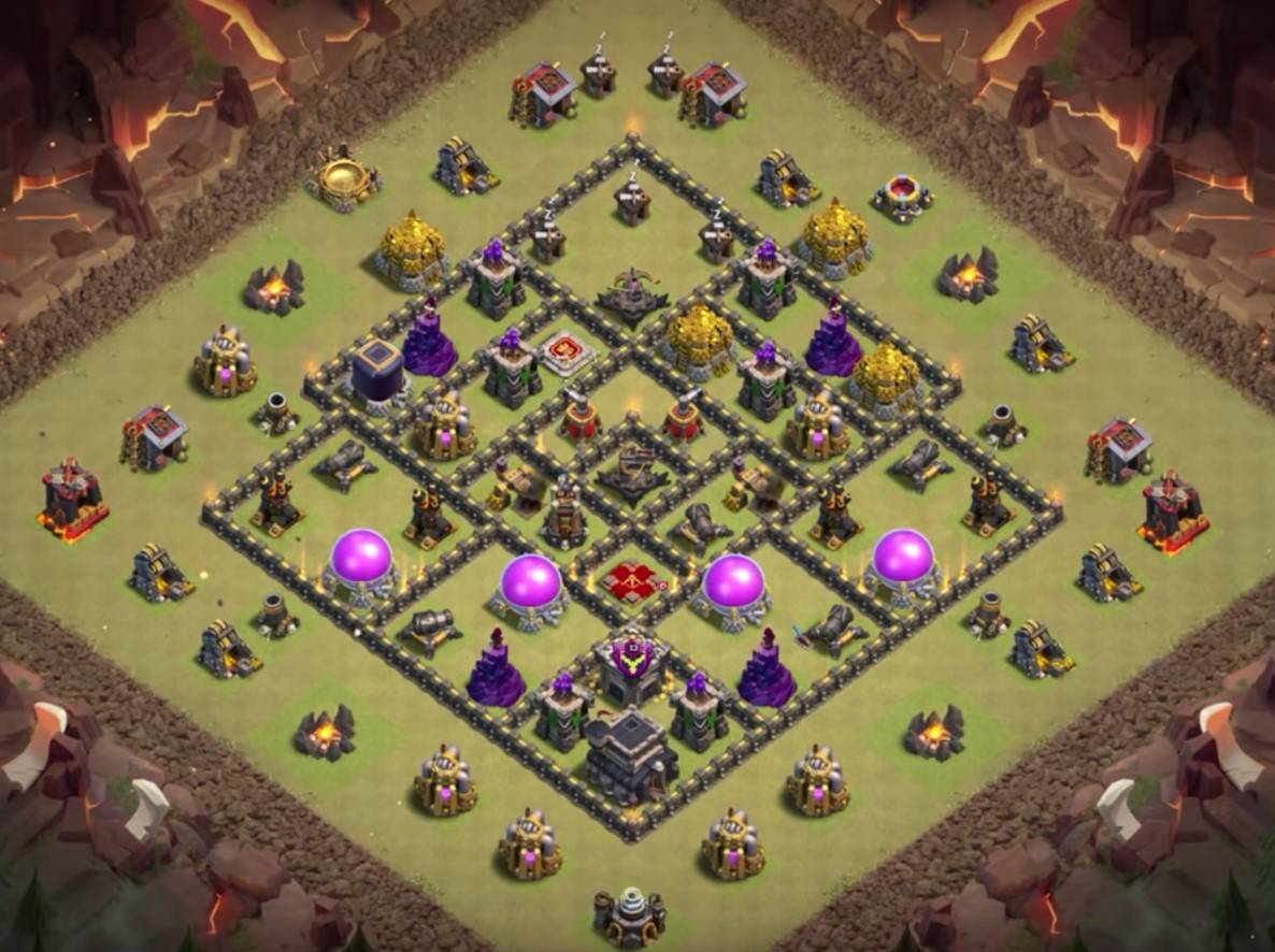best th9 war base for air attack