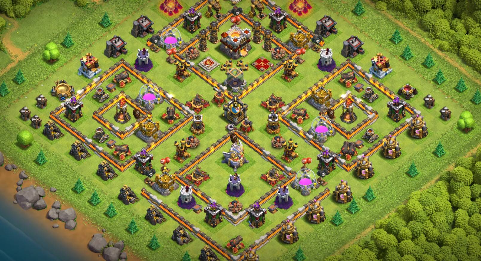 best town hall 11 layout link