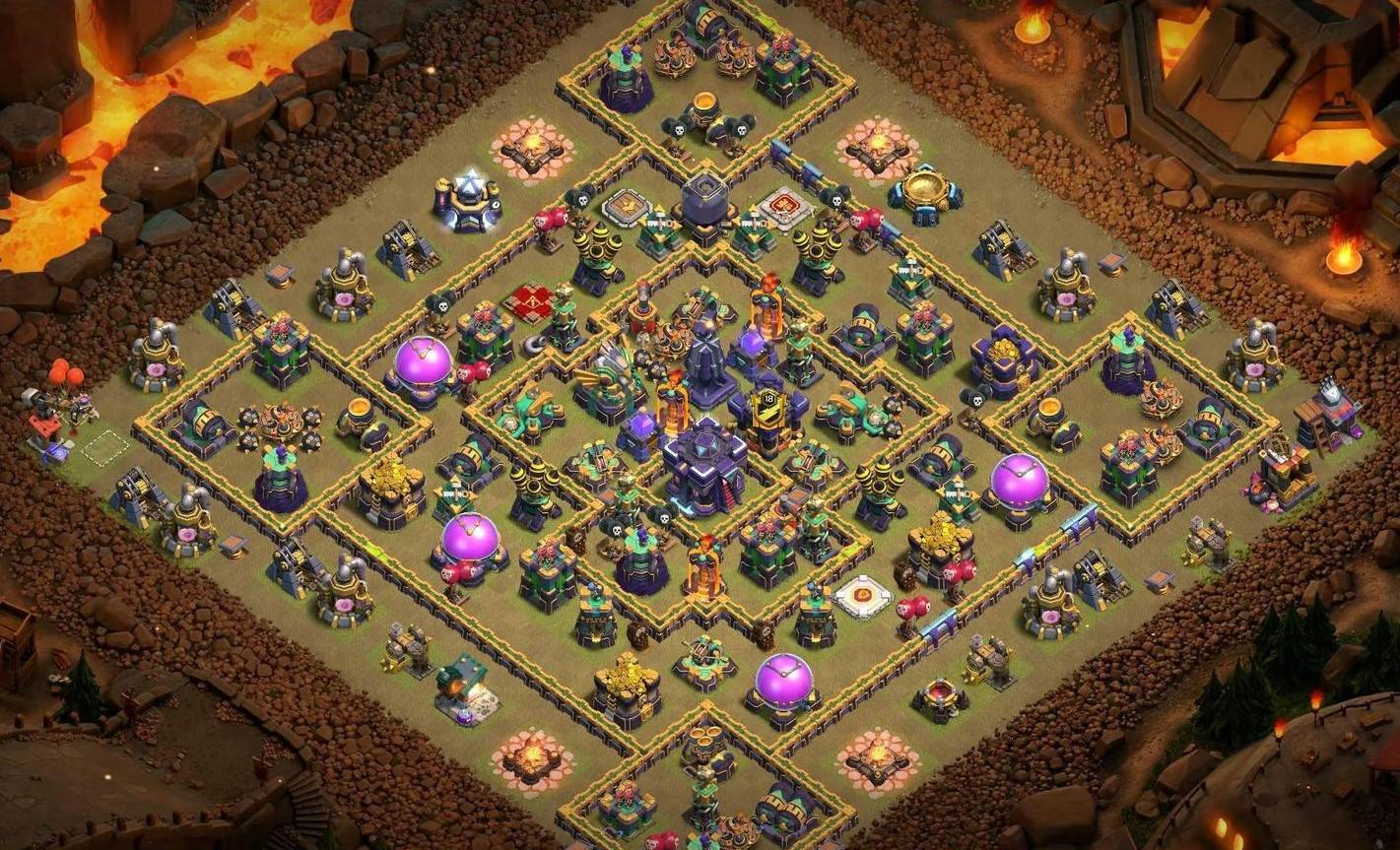 best town hall 15 base hybrid link